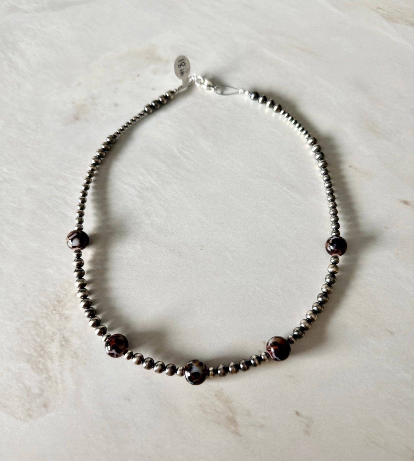 Sterling Silver Pearl Necklace “The Betty”