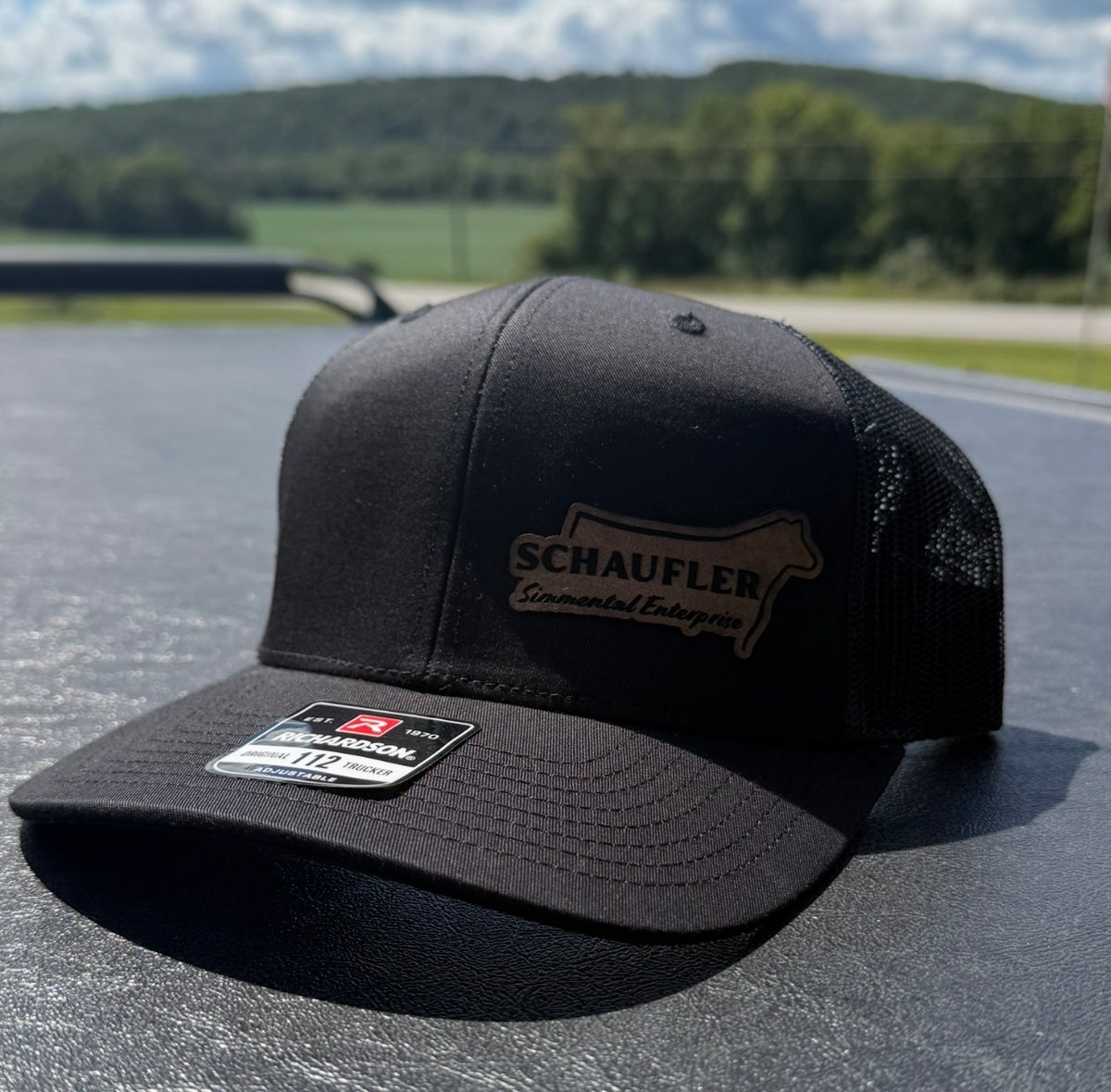 Schaufler Leather Patch Hat