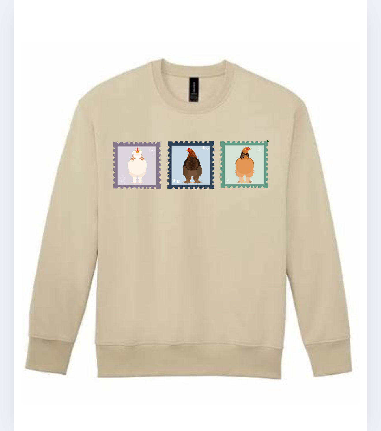 Chicken Stamp Crew/Tshirt