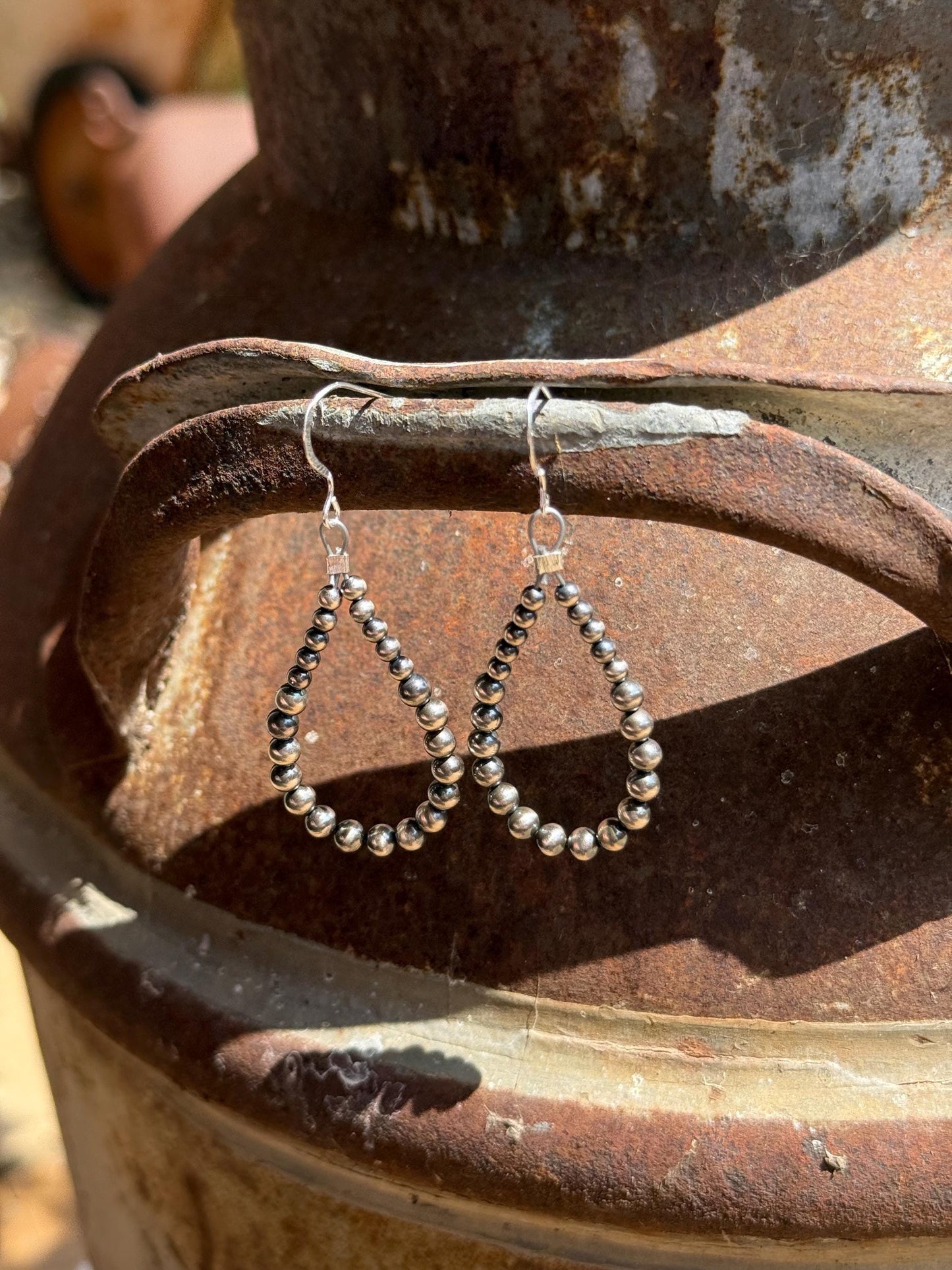 Sterling Silver Pearl Dangle Earrings “The Sophia”