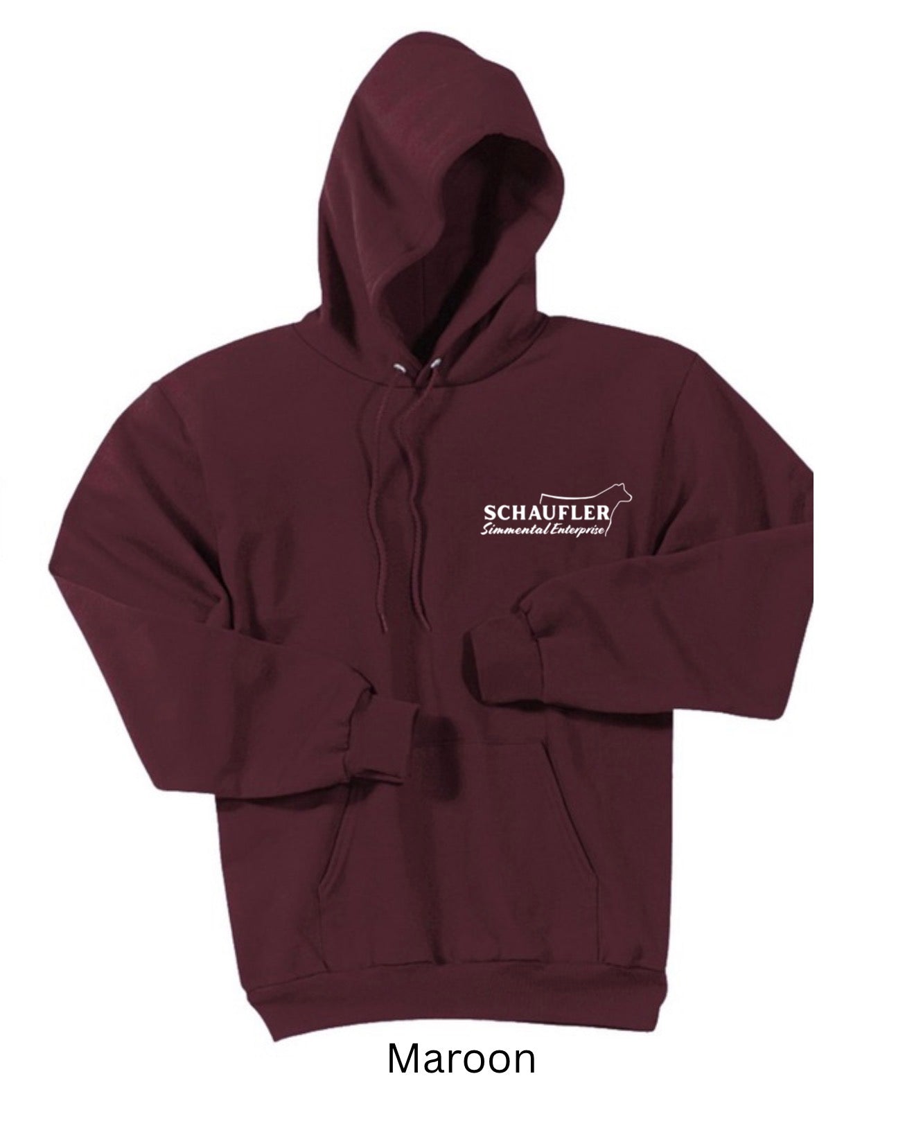Hoodie Sweatshirt | Front + Back