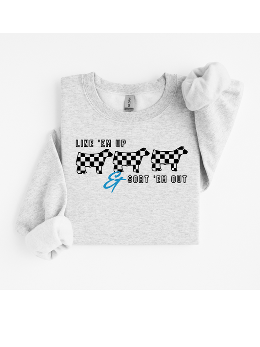 LINE 'EM UP & SORT 'EM OUT