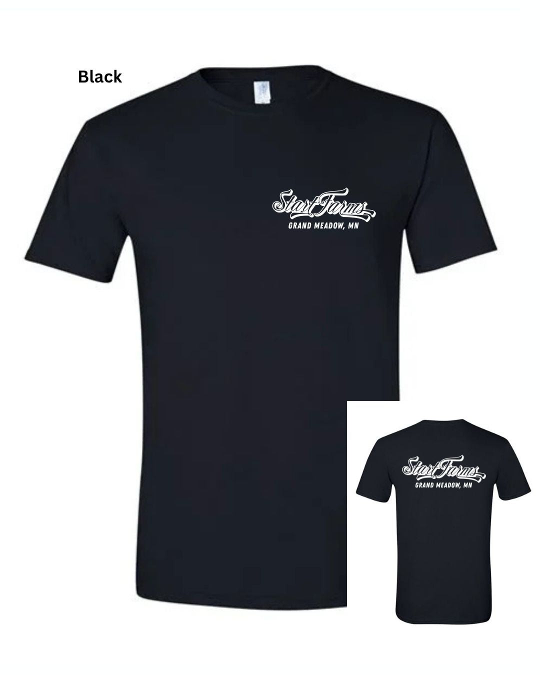 Start Farms Shirt Front + Back Design