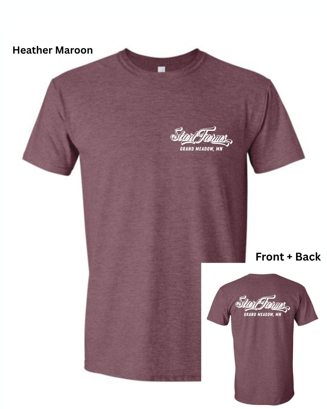 Start Farms Shirt Front + Back Design