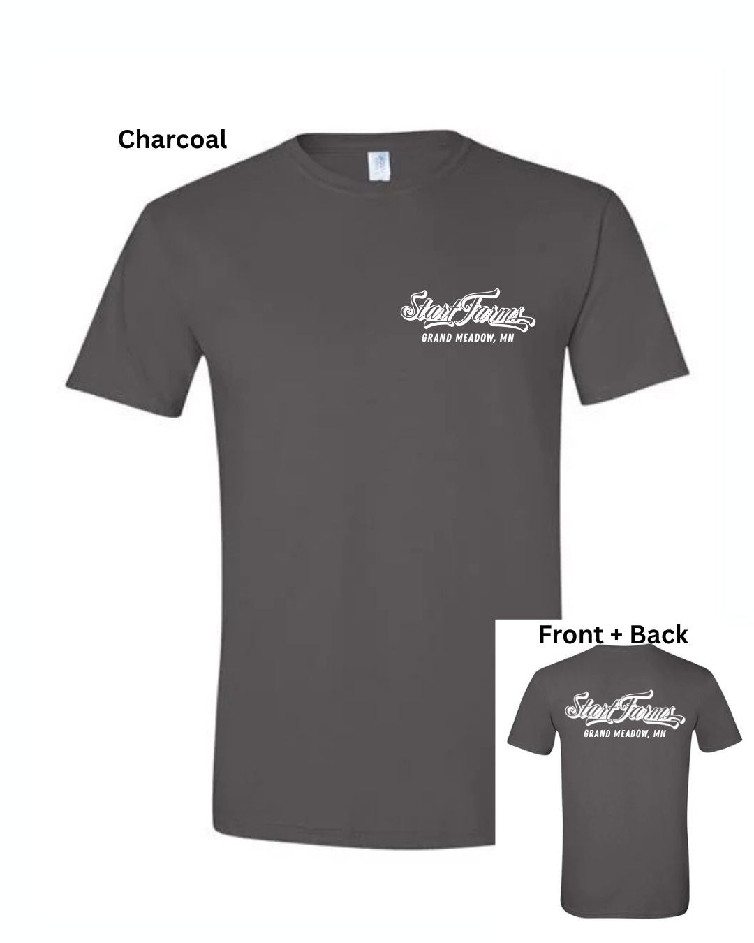 Start Farms Shirt Front + Back Design