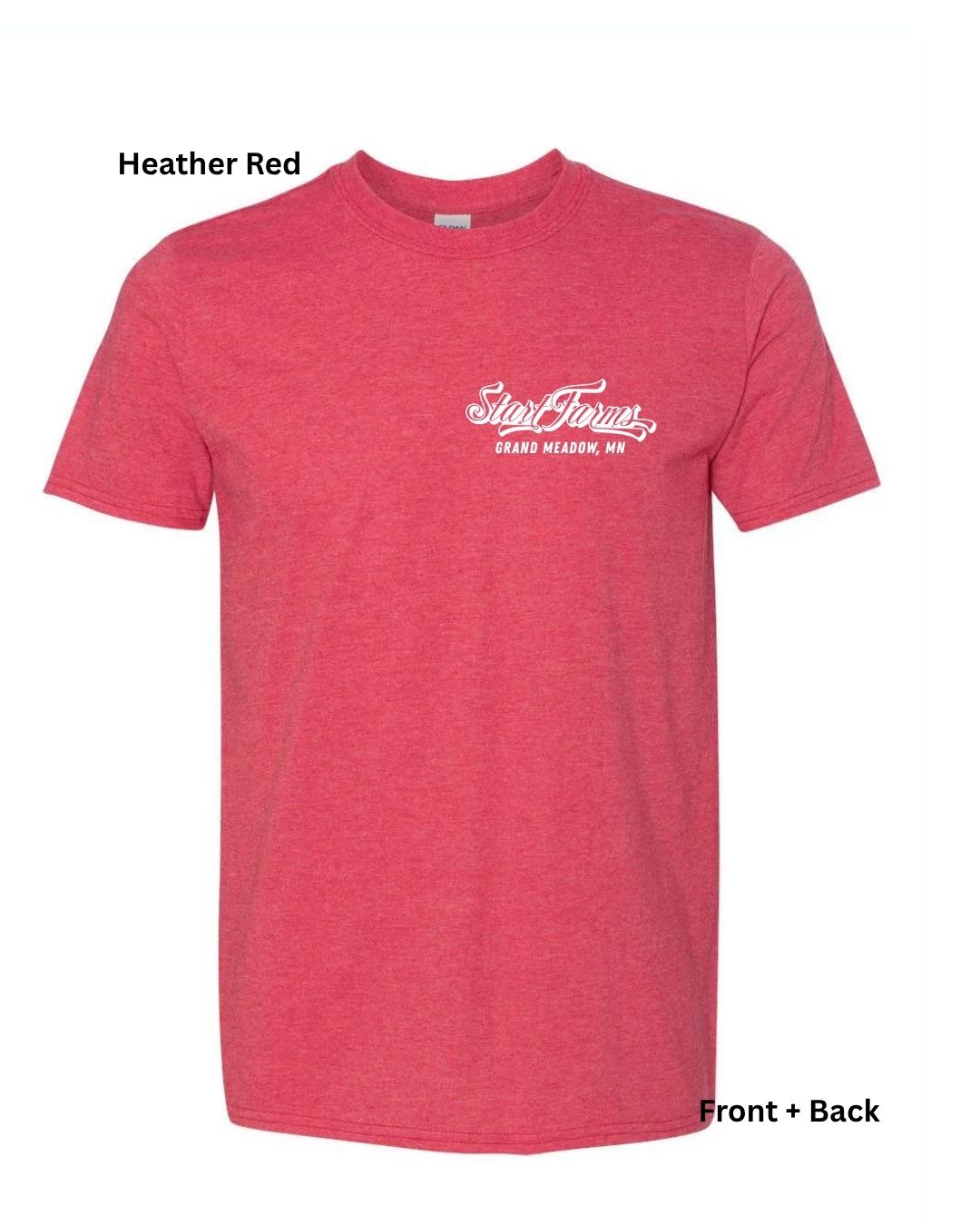 Start Farms Shirt Front + Back Design