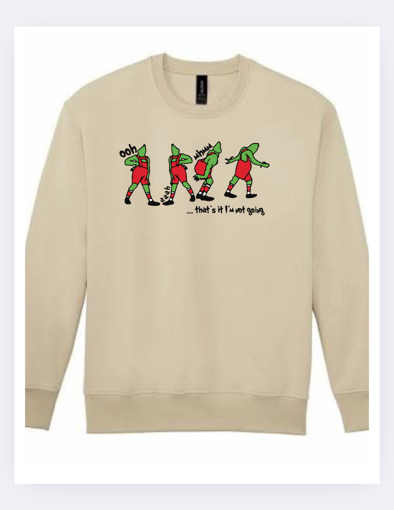 That’s it I’m not going! Crewneck