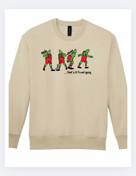 That’s it I’m not going! Crewneck