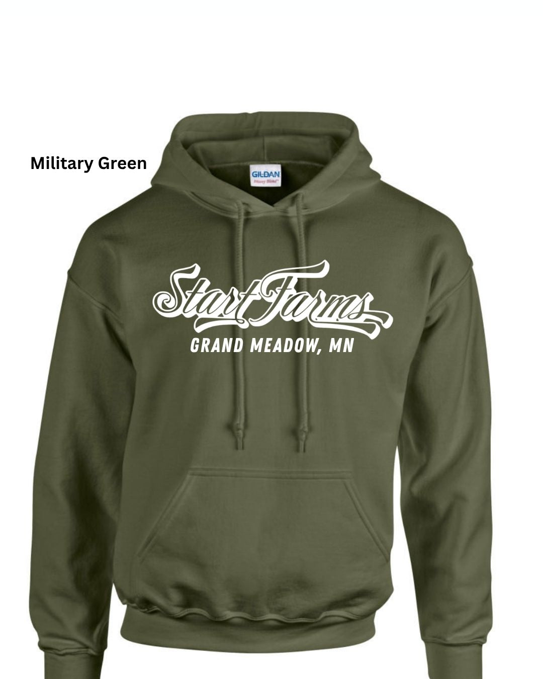 Start Farms Hoodie Front Design Only