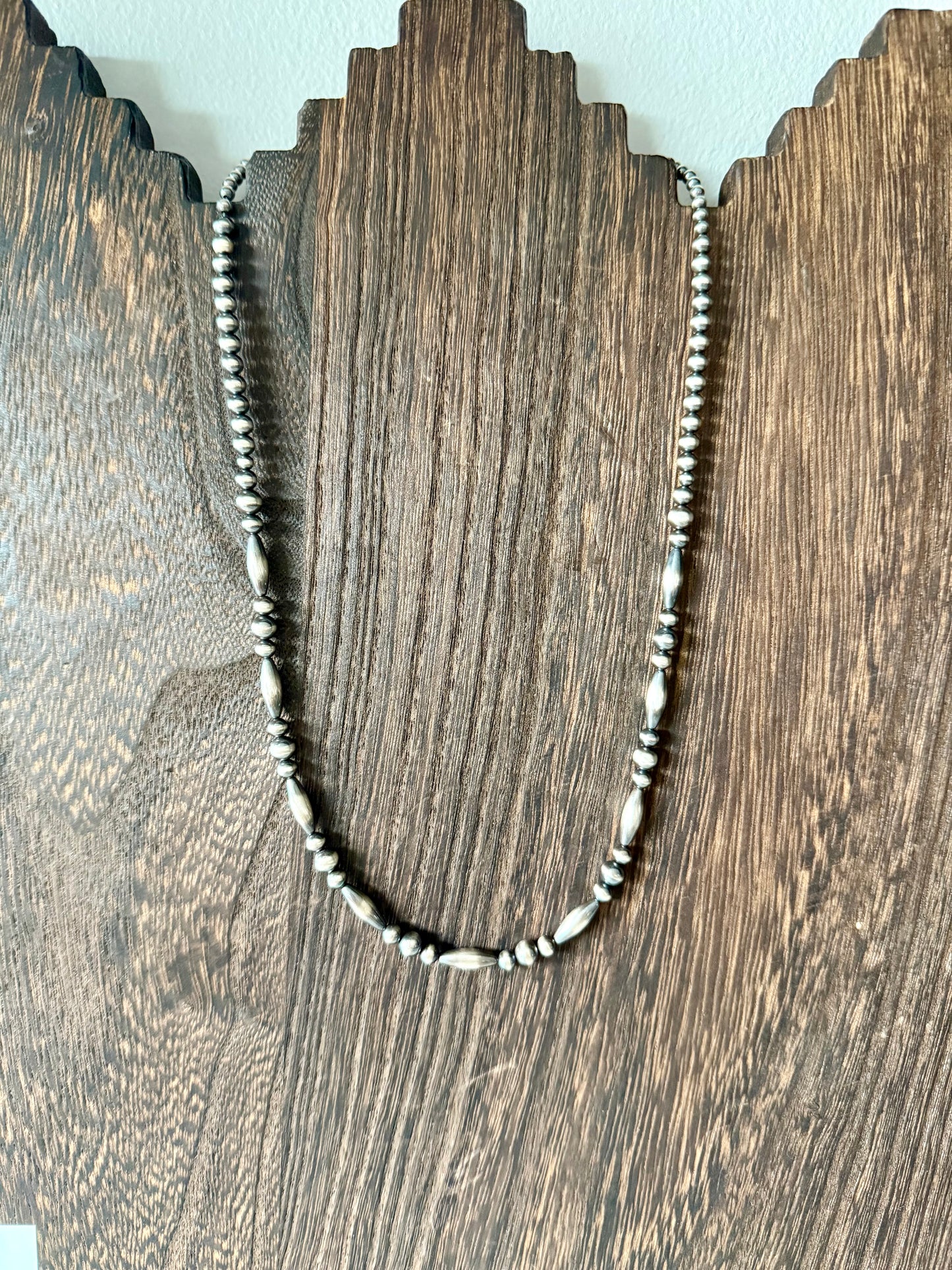 Sterling Silver Pearl Necklace “The Ida”