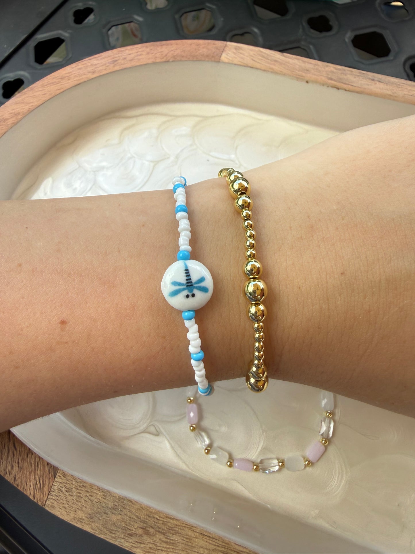 The Dragon Fly - Stretch Bracelet