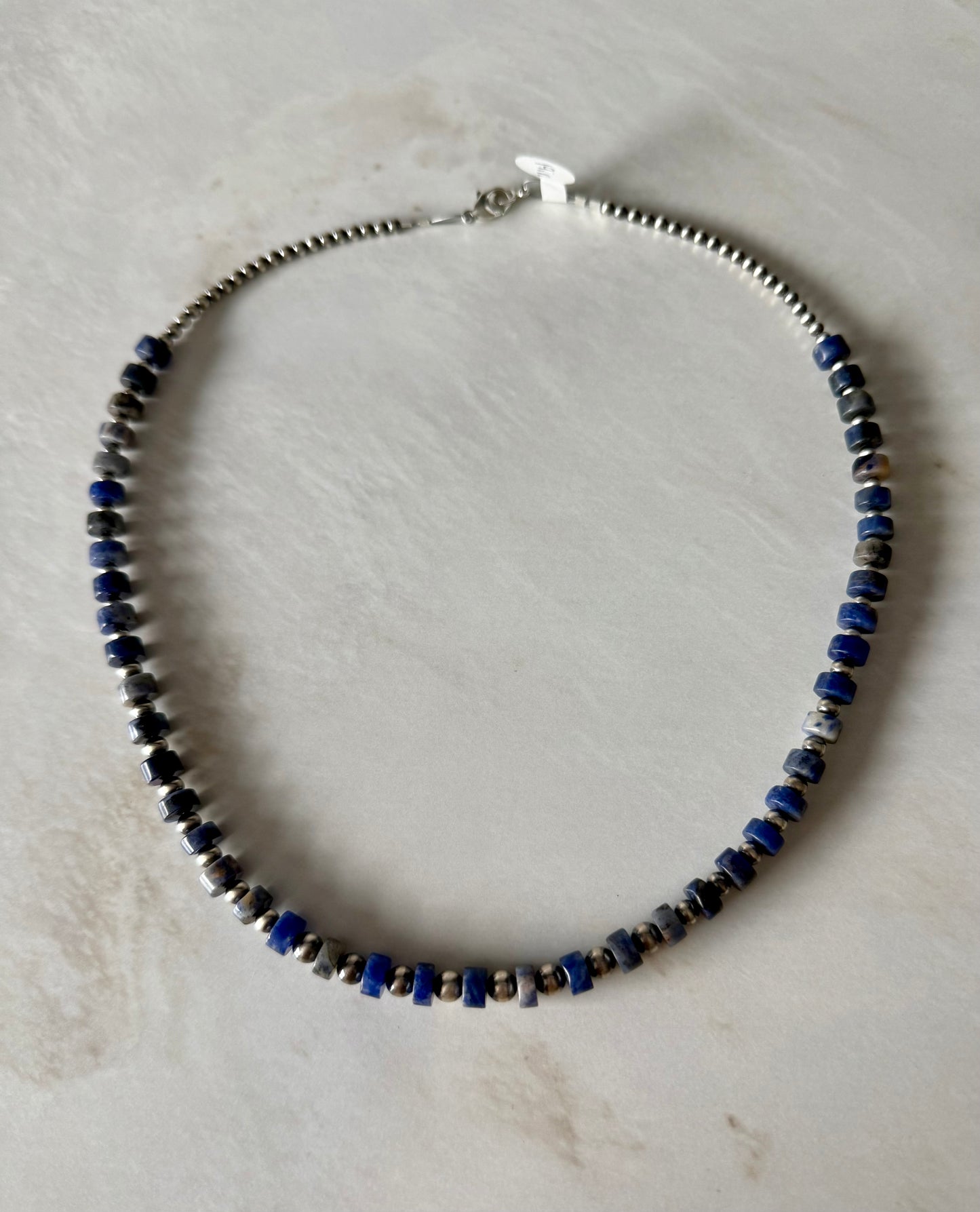 Sterling Silver Pearl Necklace “The Leah”