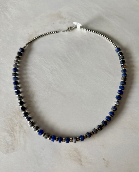 Sterling Silver Pearl Necklace “The Leah”