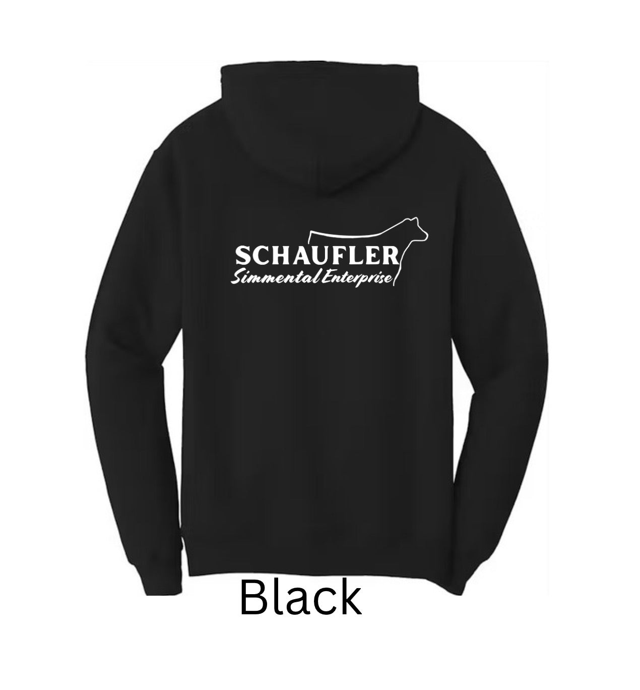 Hoodie Sweatshirt | Front + Back