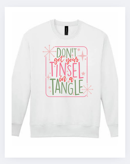 Tinsel in a Tangle Crew/Tshirt