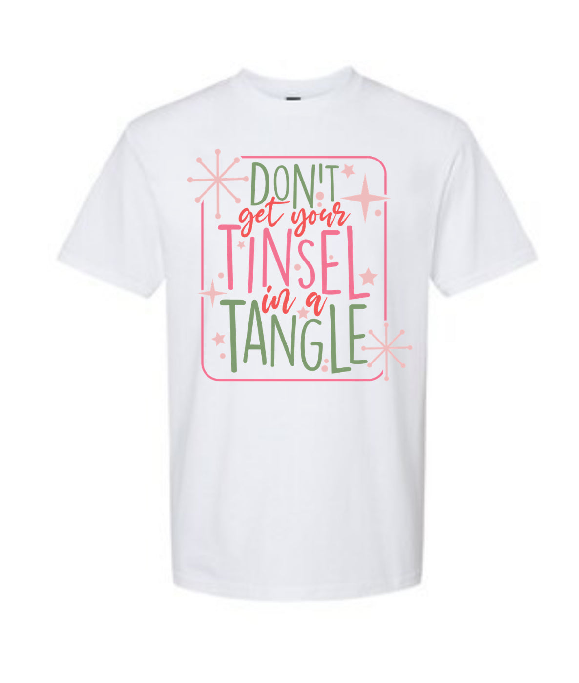 Tinsel in a Tangle Crew/Tshirt