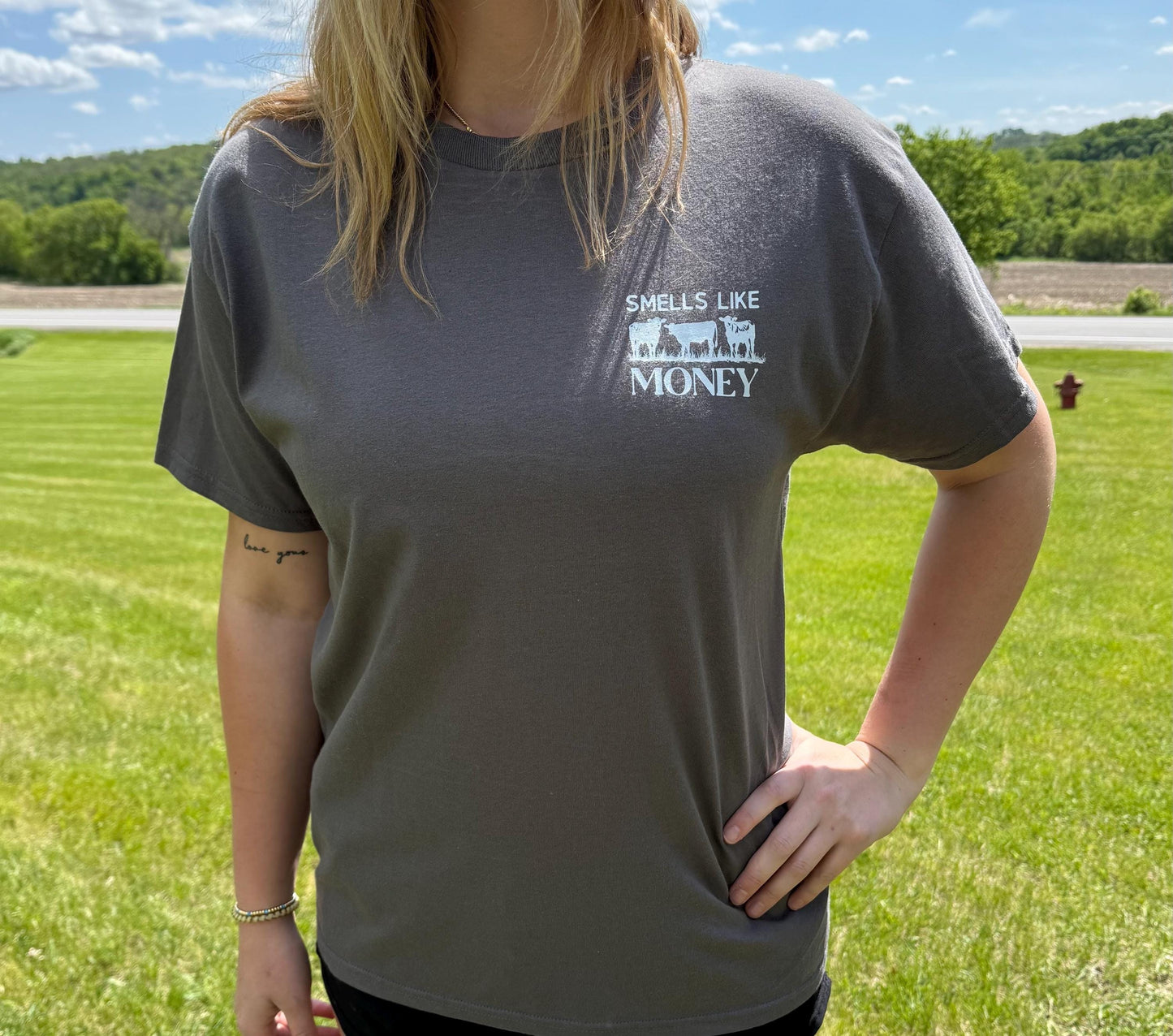 Smells Like Money Cattle T-Shirt