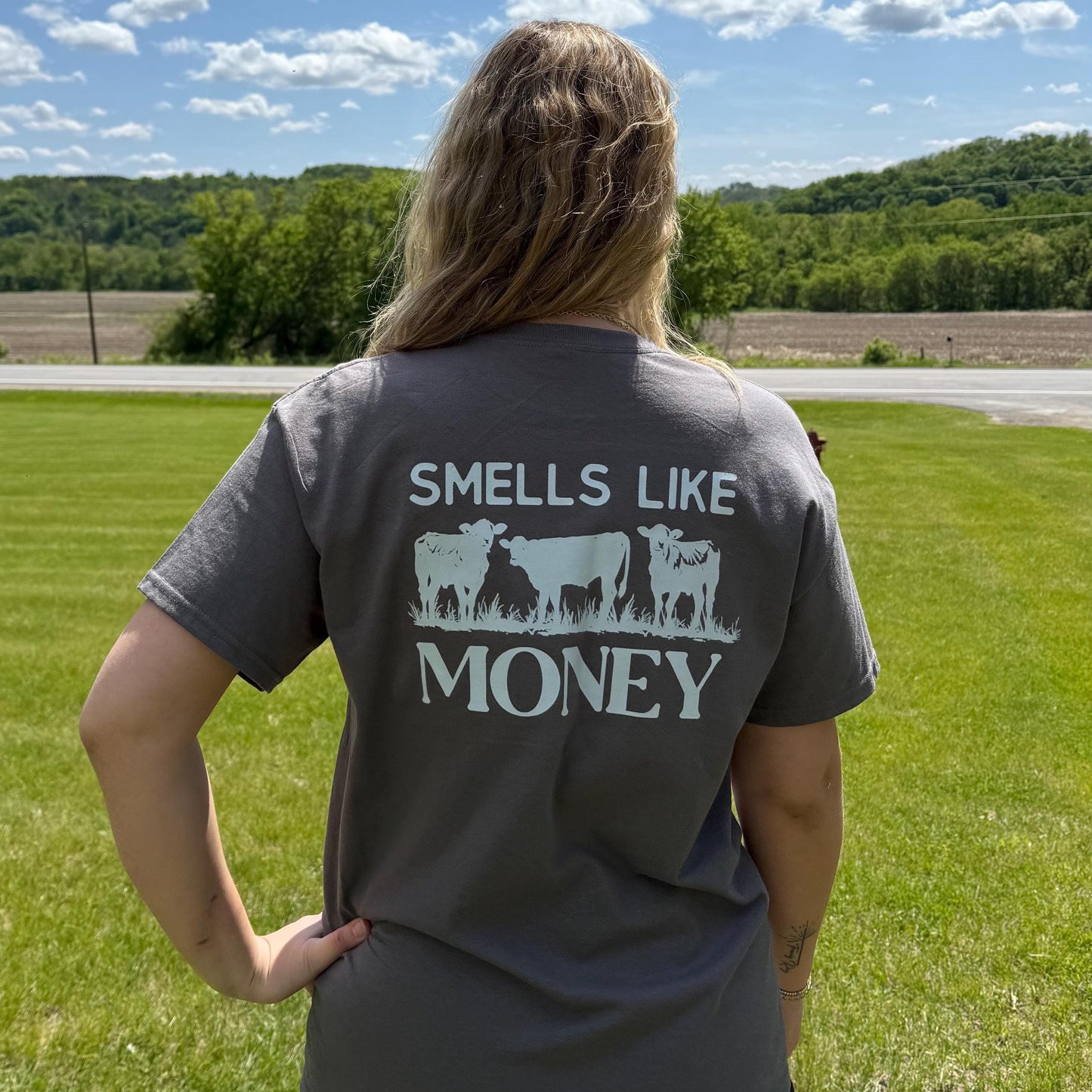 Smells Like Money Cattle T-Shirt