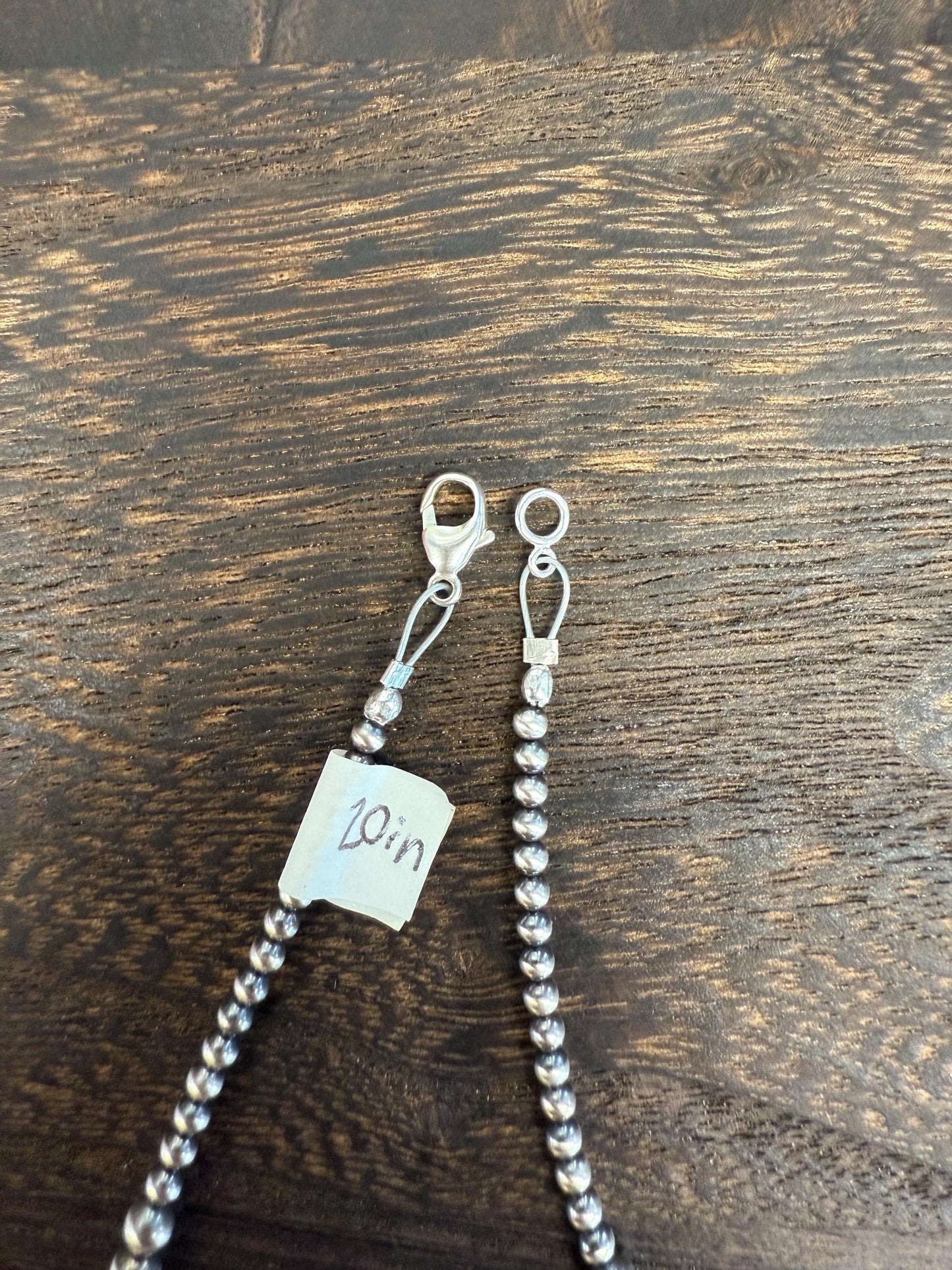 Sterling Silver Pearl Necklace 5mm