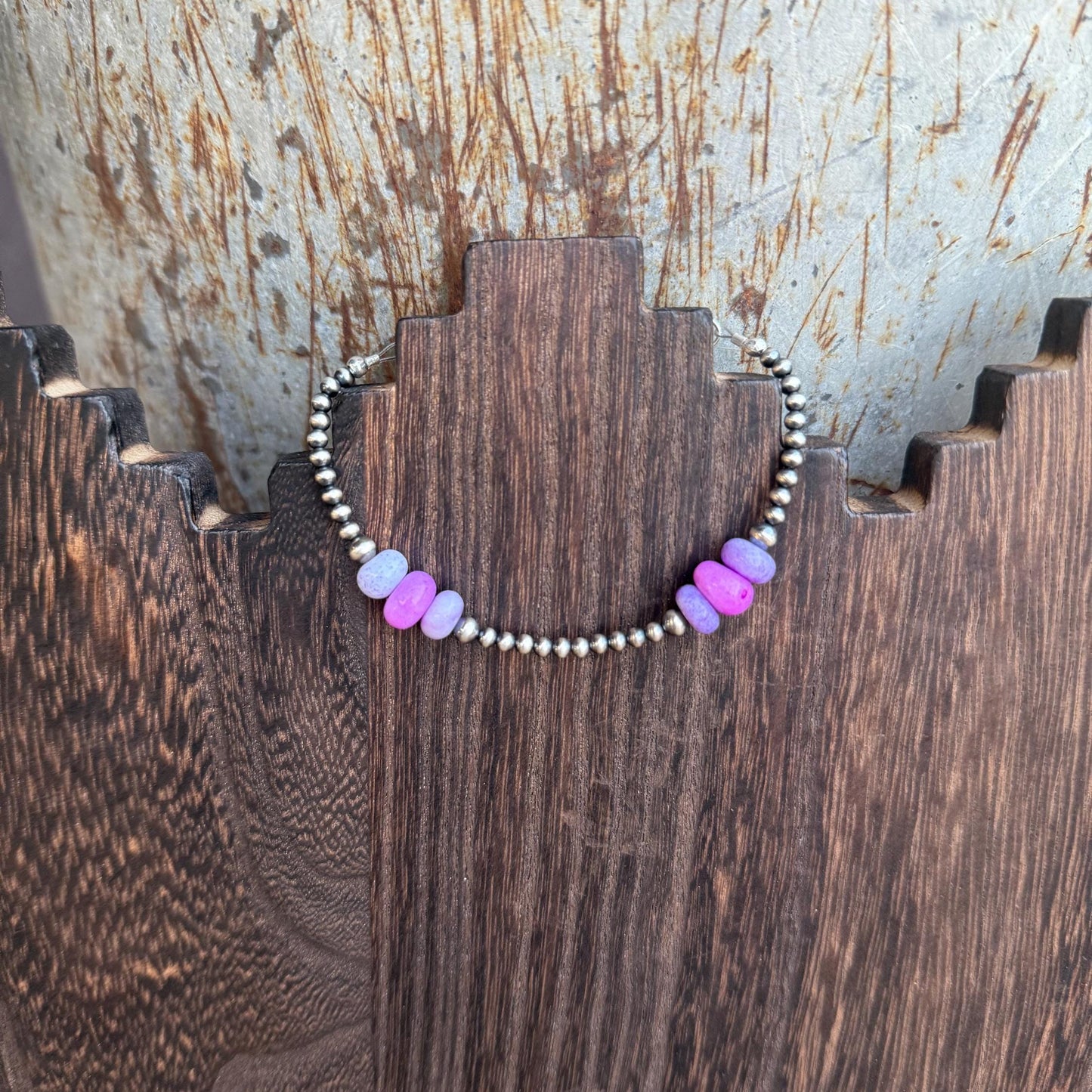 Sterling Silver Pearl and Opal Bracelet “The Bridget”