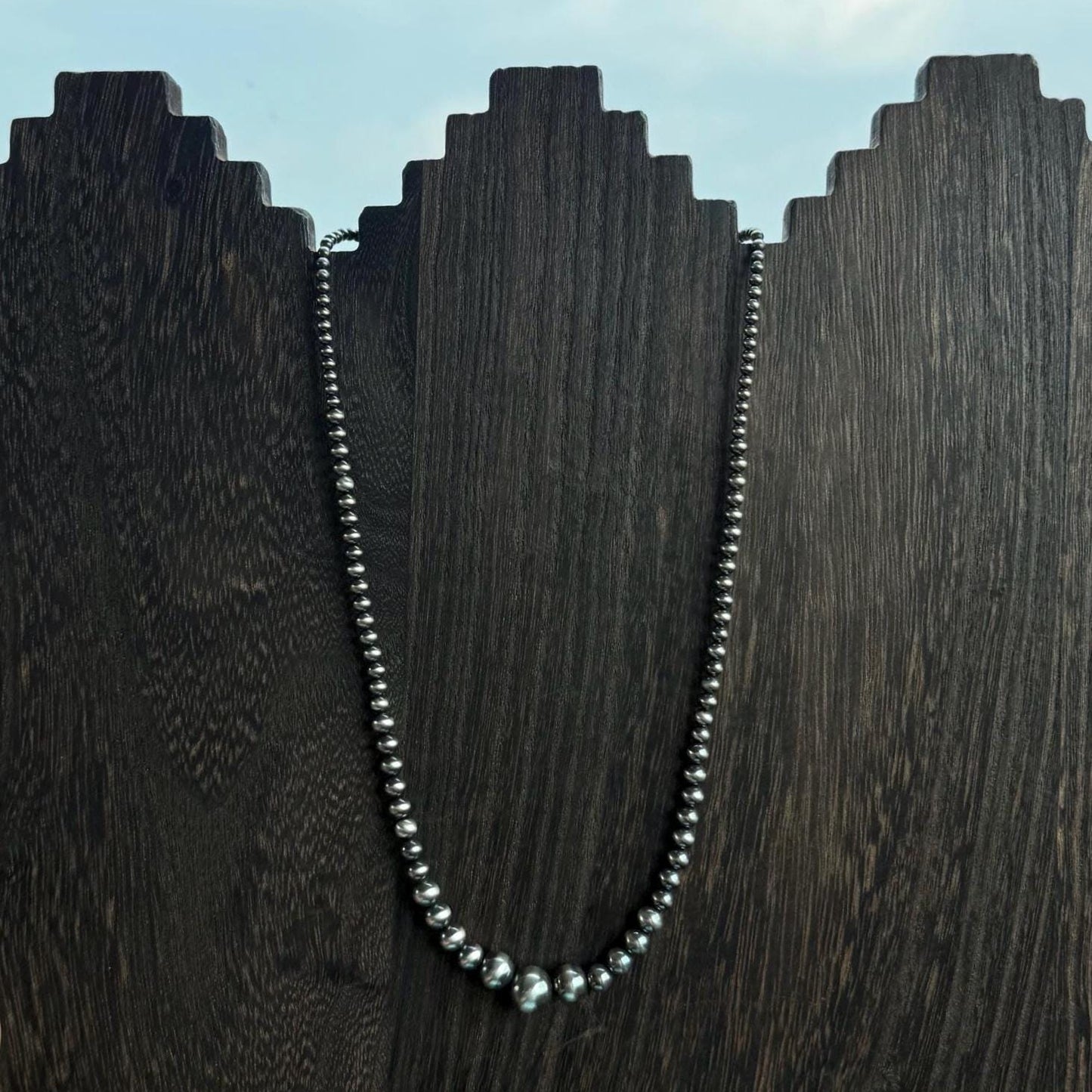 Sterling Silver Pearl Necklace “The Olivia”