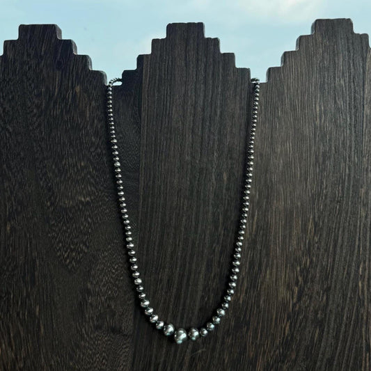 Sterling Silver Pearl Necklace “The Olivia”