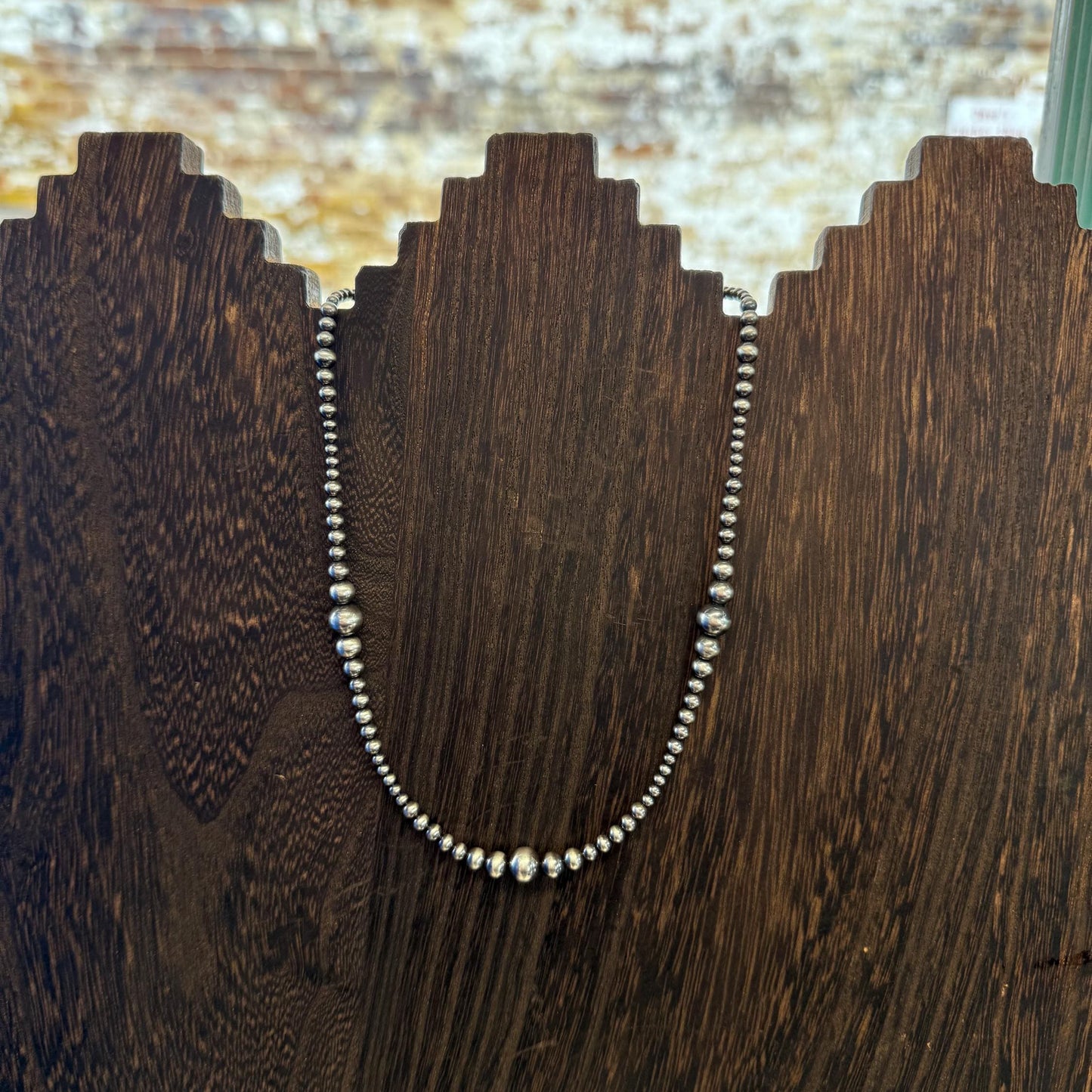 Graduated Sterling Silver Pearl ''The Marlee''  Necklace