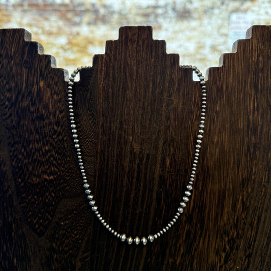 Sterling Silver Pearl Necklace “The Zoe”