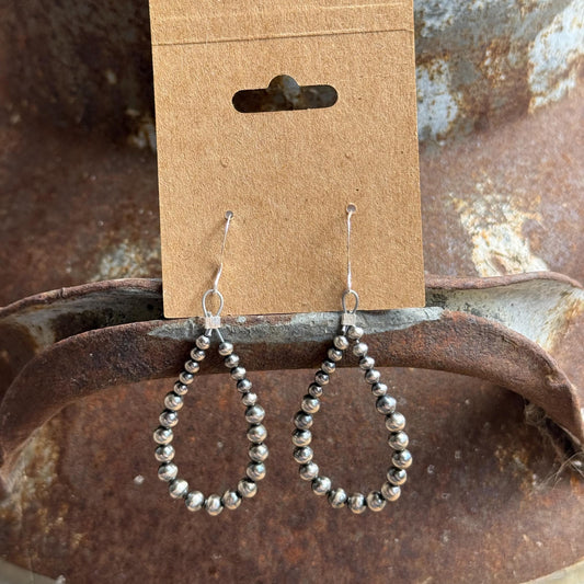 Sterling Silver Pearl Dangle Earrings “The Sophia”