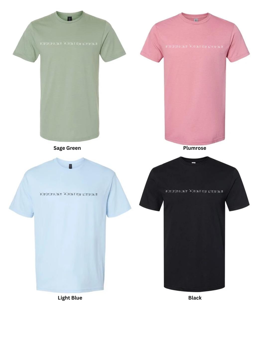 Support Agriculture T-Shirt - Crewneck